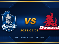 CPBL例行賽 2026/09/08 富邦悍將 vs 味全龍 運彩分析